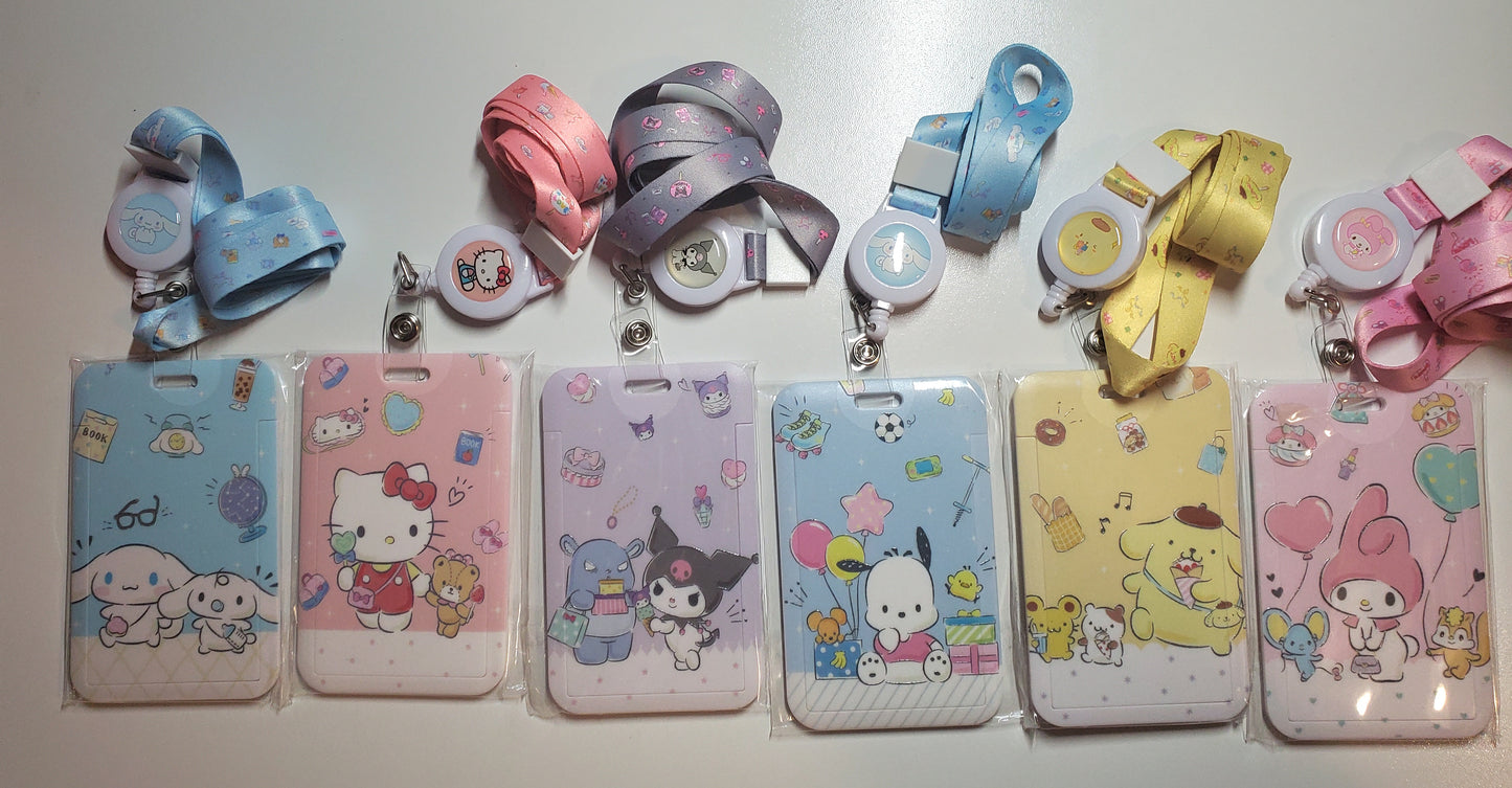 Kitty Crew ID Badge with Reel