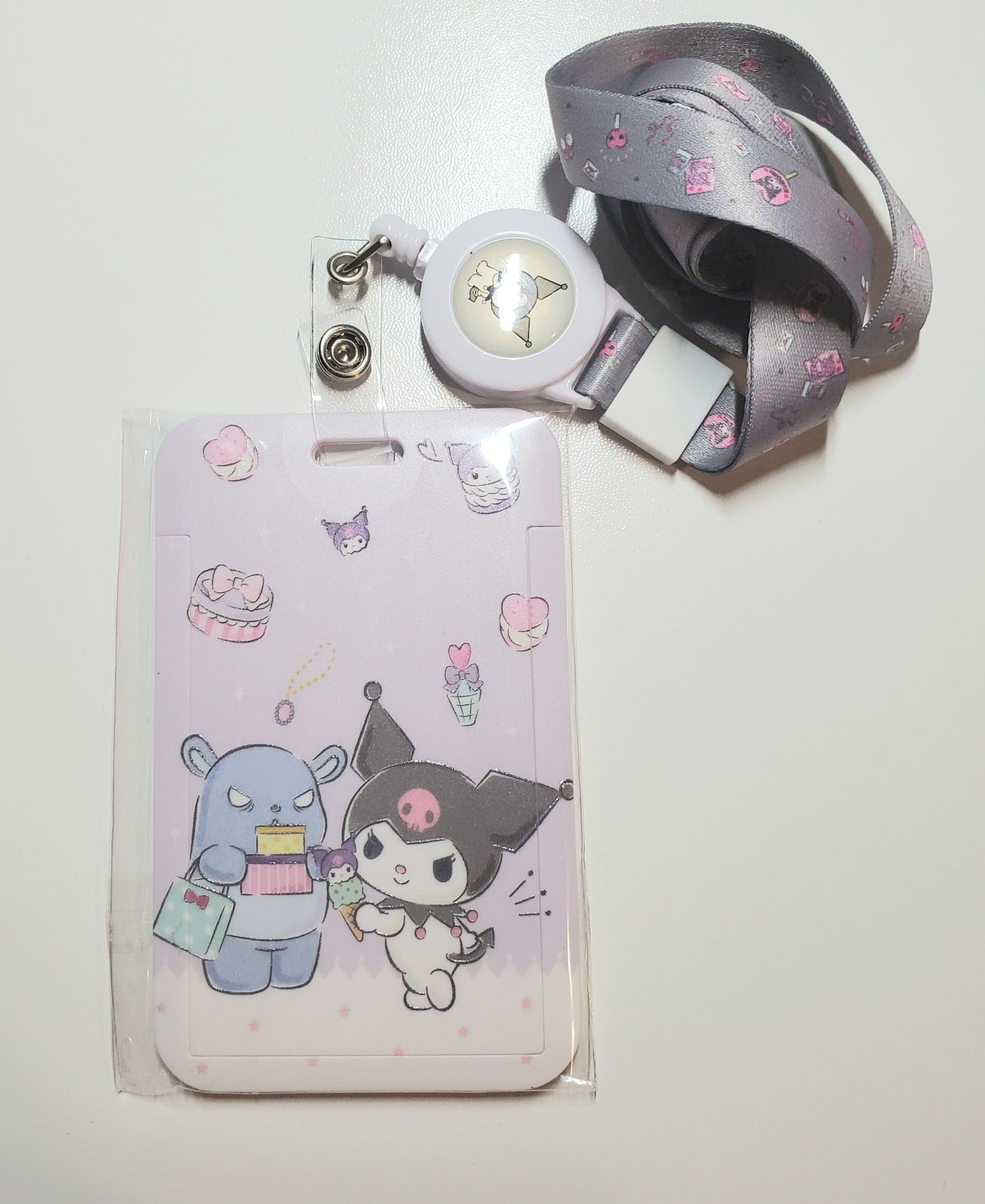 Kitty Crew ID Badge with Reel
