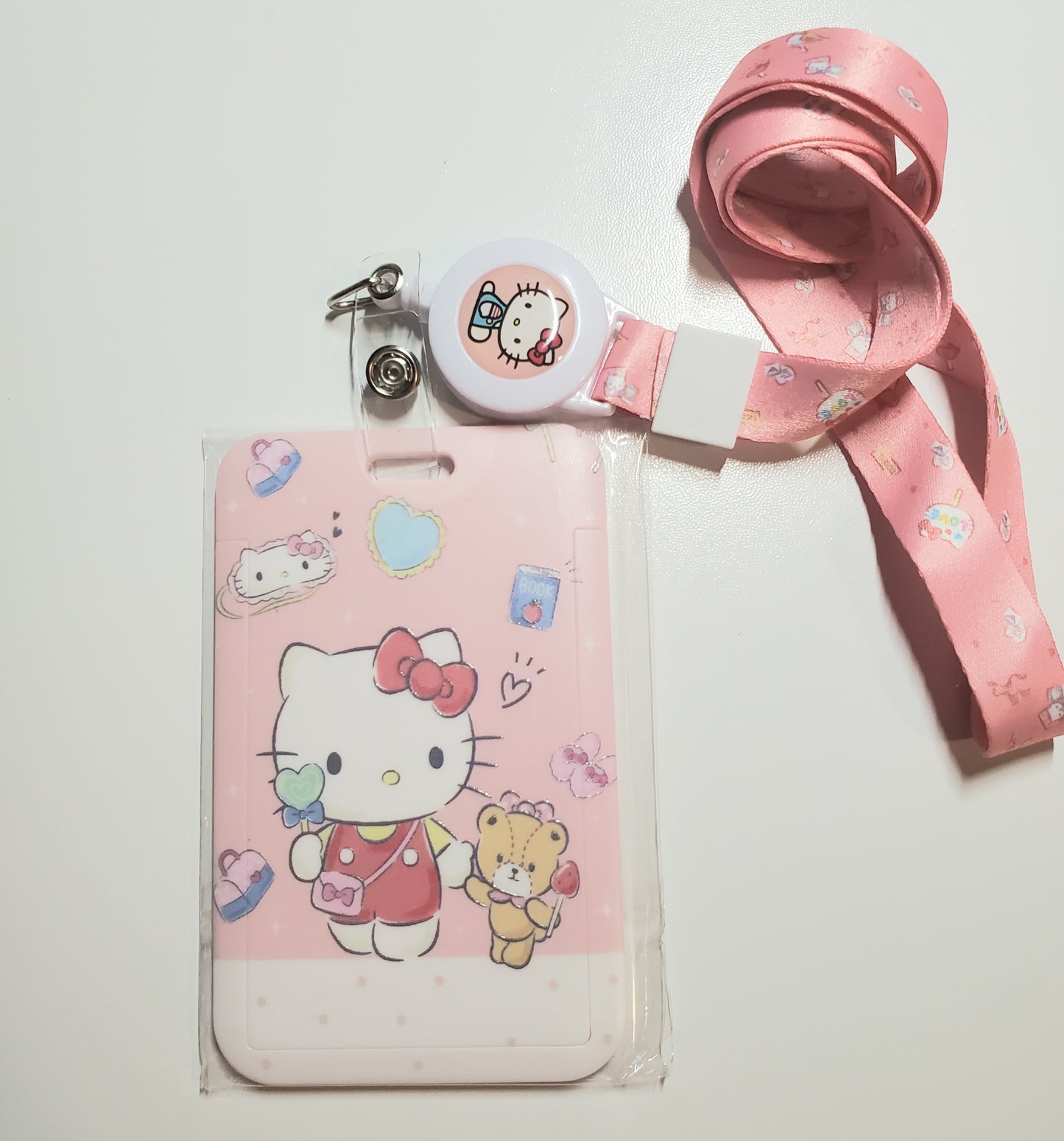 Kitty Crew ID Badge with Reel