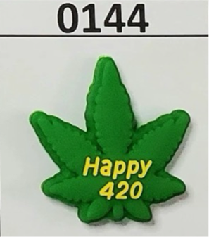 0144- Happy 420 Focal Bead