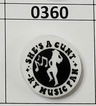 0360- She’s a Cuntry Music Fan Focal Bead