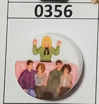 0356- Friends Round Couch Focal Bead