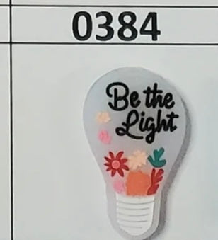 0384- Be the Light Focal Bead
