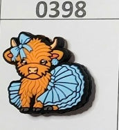 0398- Baby Highland Cow Focal Bead