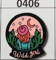 0406- Wild Girl Focal Bead