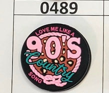 0489- Love Me Like A 90’S Country Song Focal Bead