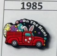 1985- On the Hunt Easter Truck Focal Bead