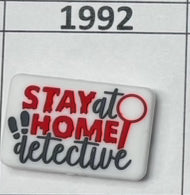 1992- Stay at Home Detective Focal Bead