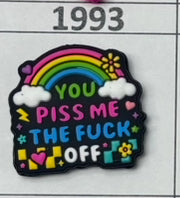 1993- You Piss Me the F Off Focal Bead