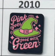 2010-Pink Goes Good (Wicked) Focal Bead