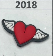 2018- Winged Heart Focal Bead