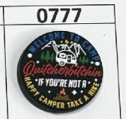 0777- Welcome to Camp Quitcherbitchin Focal Bead