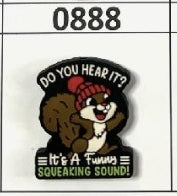 0888- Do you Hear it? Squeaking Sound Focal Bead