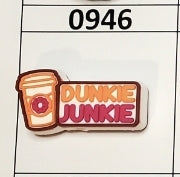 0946- Dunkie Junkie Focal Bead