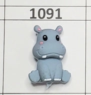 1091- 3D Hippo Focal Bead