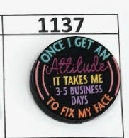 1137- Fix My Face Focal Bead