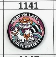 1141- Sorry I'm Late Focal Bead