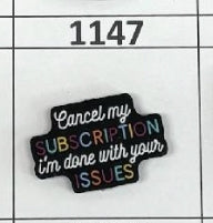 1147- Cancel my Subscription Focal Bead