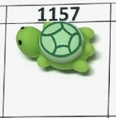 1157- 3D Turtle Focal Bead