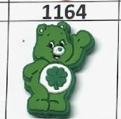 1164- Green Bear Focal Bead