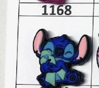 1168- Blue Guy Blue Ribbon Focal Bead