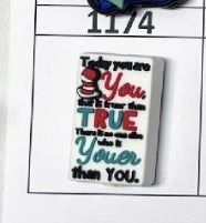 1174- Youer Than You Focal Bead