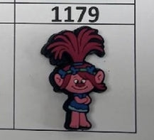 1179- Pink Troll Girl Focal Bead