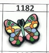 1182- Mosaic Butterfly Focal Bead