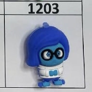 1203- 3D Sadness Focal Bead