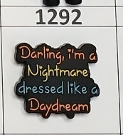 1292- Nightmare Dressed Like a Daydream Focal Bead