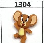 1304- 3D Jerry Focal Bead