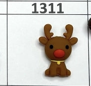 1311- 3D Reindeer Focal Bead
