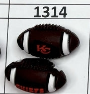 1314- 3D KC Foodball Focal Bead