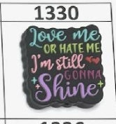 1330- Still Gonna Shine Focal Bead