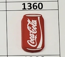 1360- Coke Can Focal Bead