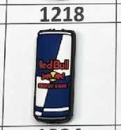 1218- Red Bull Focal Bead