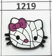 1219- Concha Kitty Focal Bead