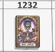 1232- Dog Lover Focal Bead