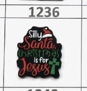 1236- Christmas is for Jesus Focal Bead