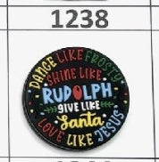 1238- Love Like Jesus Focal Bead