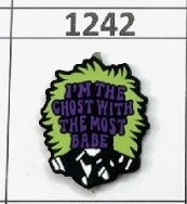 1242- Ghost with the Most Focal Bead