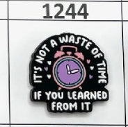 1244- Learned from It Focal Bead