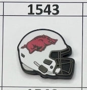 1543- Arkansas Helmet Focal Bead