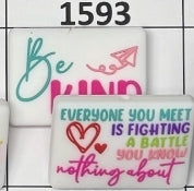 1593- Be Kind Focal Bead