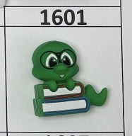 1601- Bookworm Focal Bead