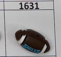1631- Eag Football Focal Bead