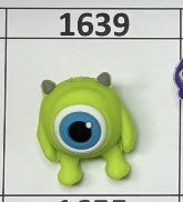 1639- 3D Green Eye Focal Bead