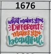 1676- What Makes You Different Focal Bead