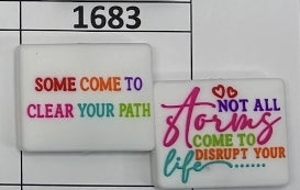 1683- Not All Storms Focal Bead