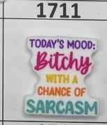 1711- Chance of Sarcasm Focal Bead